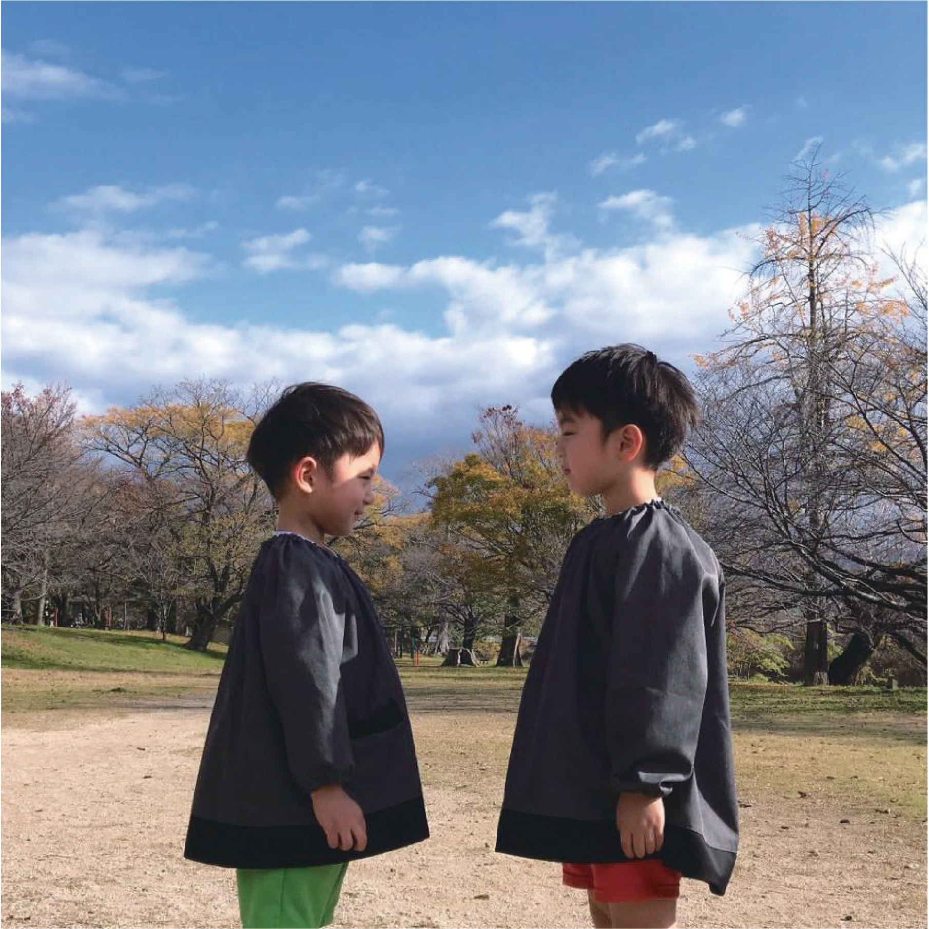 幼稚園児用 抗ウイルス作業着 アンチウイルス スモック 1着 グリーンクロス 通販サイトmonotaro