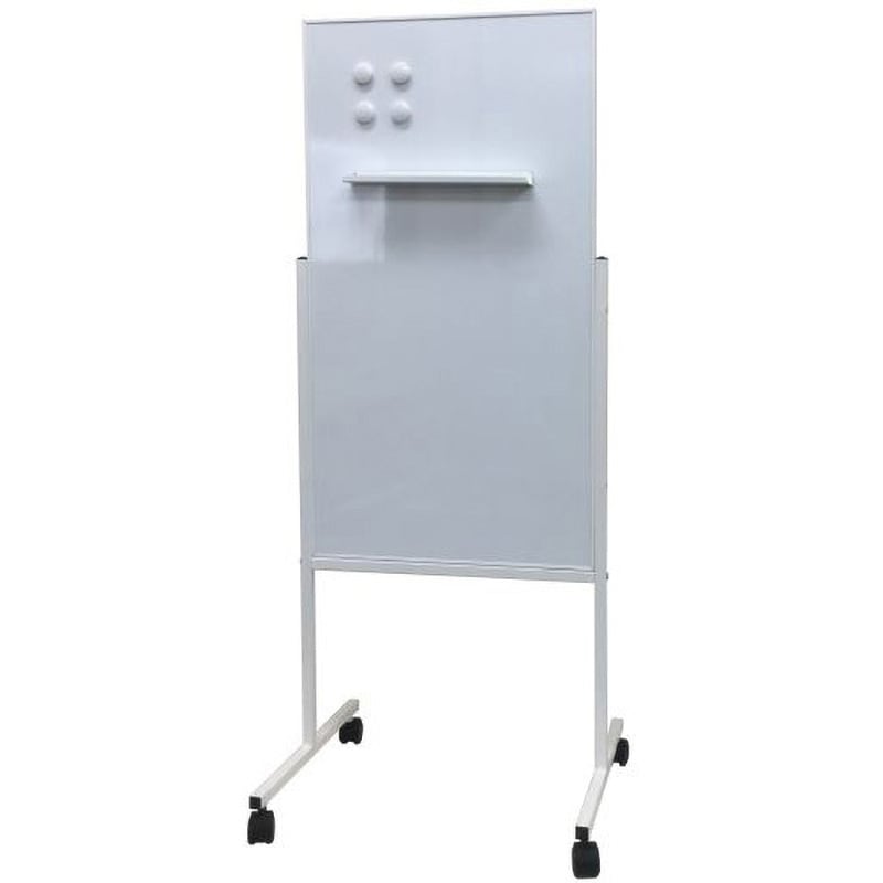 案内板 両面ホワイトボードキャスター付 TKM 脚付き・無地 - 【通販