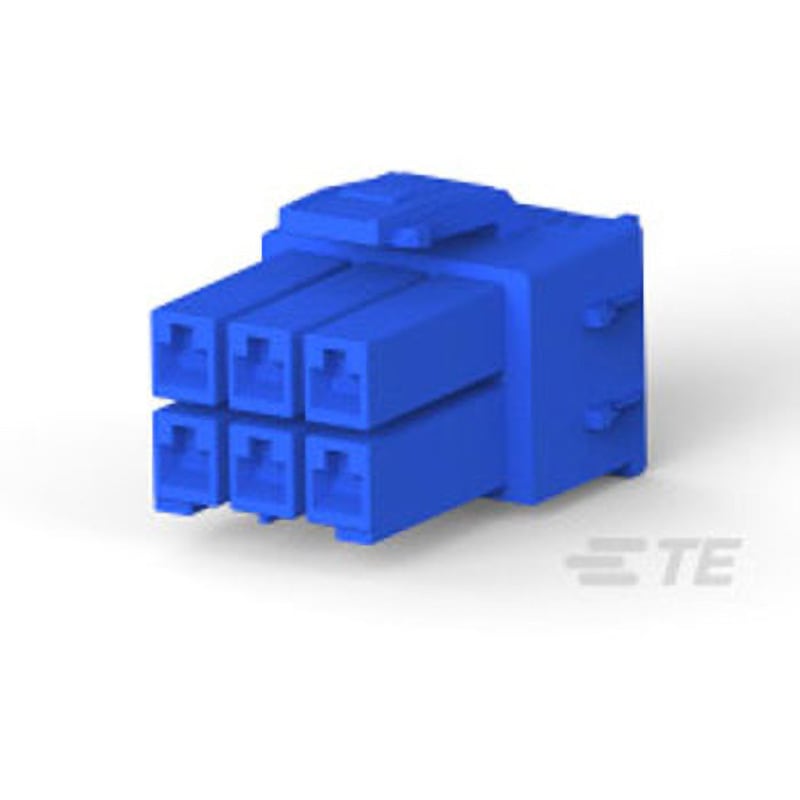 177901-6 パワーダブルロック TE Connectivity Japan(旧:TYCOELECTRONICS(タイコエレクトロニクス)) 極数6 3.96mmピッチ プラグハウジング