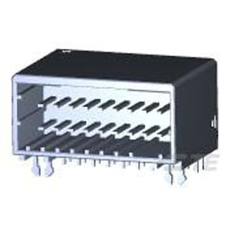 1376137-2 TE Connectivity 基板ヘッダ， 20極， ライトアングル