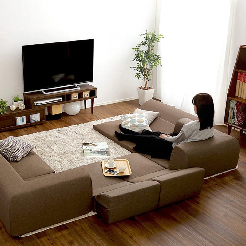 カバーリングコーナーローソファ【Lantana ランタナ 】(カバーリング