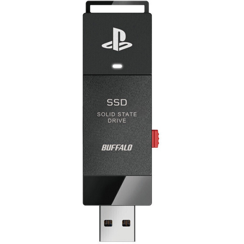 SSD-SAO1.0U3-B PlayStation(R)5 公式ライセンス商品 ポータブルSSD スティック ブラック BUFFALO(バッファロー) 搭載ドライブ1TB