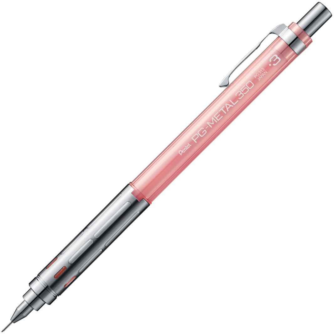 高級シャープペンシル 3本           値下げ可能 PG313-TP 製図用シャープペンシル PG-METAL350 ぺんてる 芯径0.3