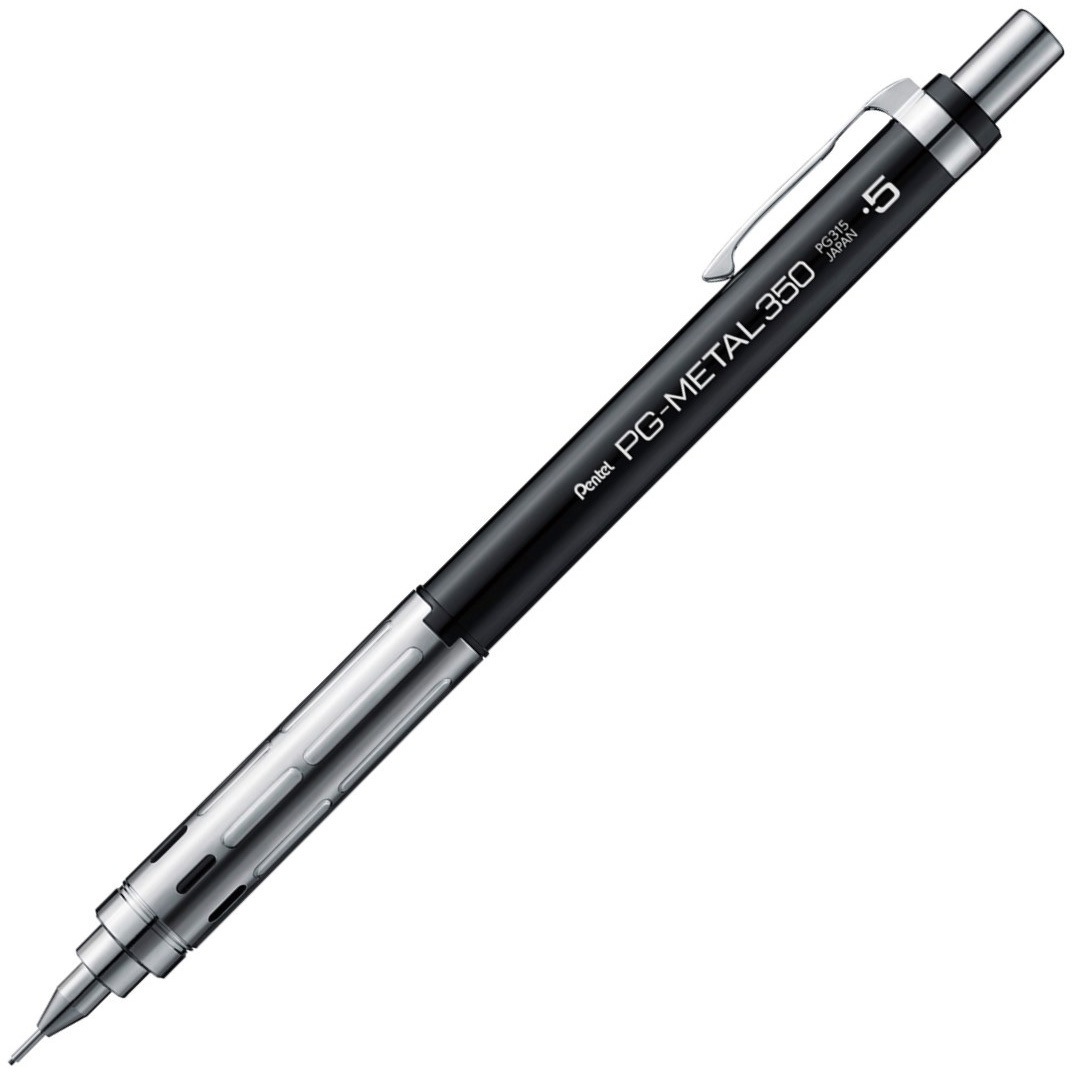 PG315-A 製図用シャープペンシル PG-METAL350 ぺんてる 芯径0.5mm