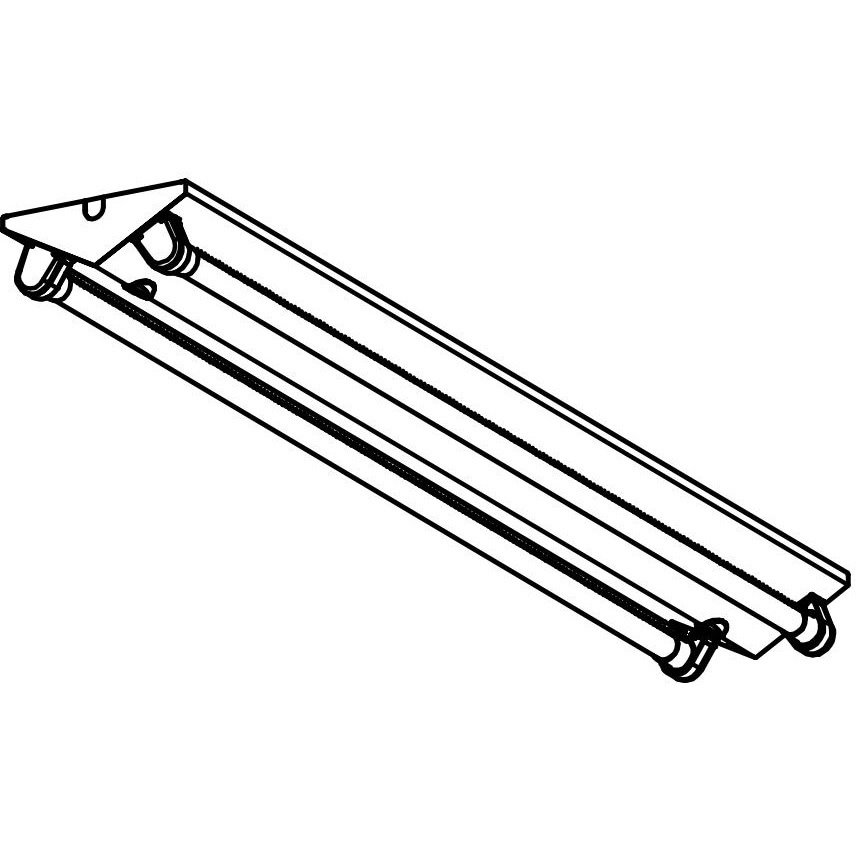 EL-LKV4382CAHN 直管LEDランプ搭載ベースライト器具本体 直付形 LDL40タイプ 三菱電機 逆富士タイプ2灯用 簡易連結具付   EL-LKV4382CAHN