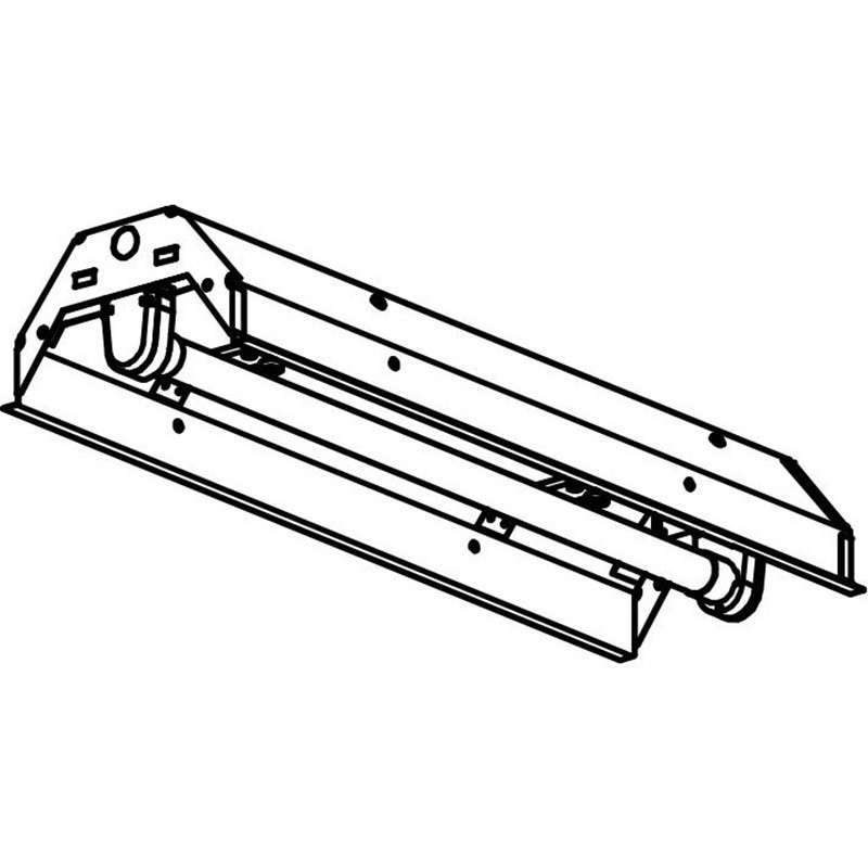EL-LK2441AHJ 直管LEDランプ搭載ベースライト本体のみ 埋込形 LDL20タイプ 三菱電機 埋込穴幅190mm  EL-LK2441AHJ 9,995円
