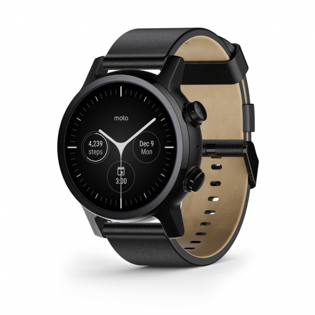 M360FS19-PB Moto 360 3rd Gen スマートウォッチ 42.5mm 1個 ...