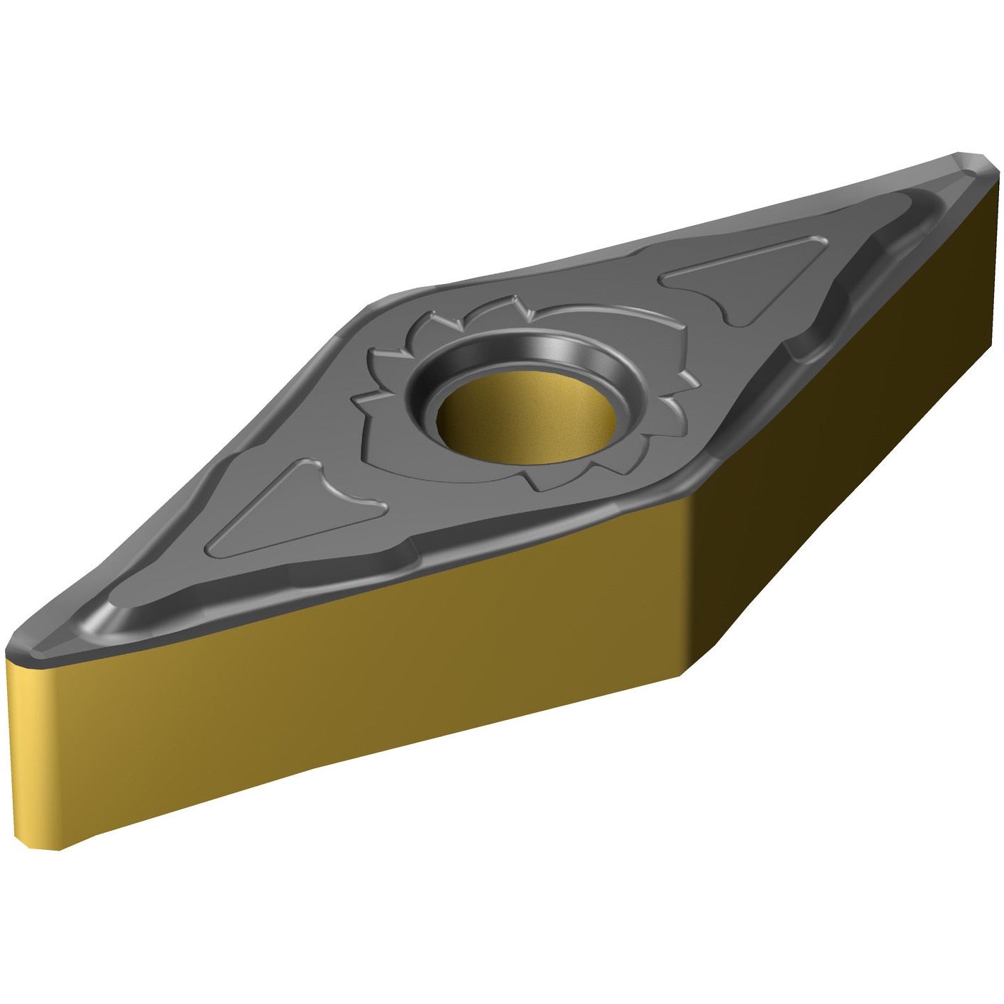 VNGG 16 04 12-SGF T-Max P 旋削用ネガチップ(112) サンドビック 材種S205 被削材S 超硬 コーティングTiCN+Al2O3+TiN 1箱(10個) VNGG 16 04 12-SGF