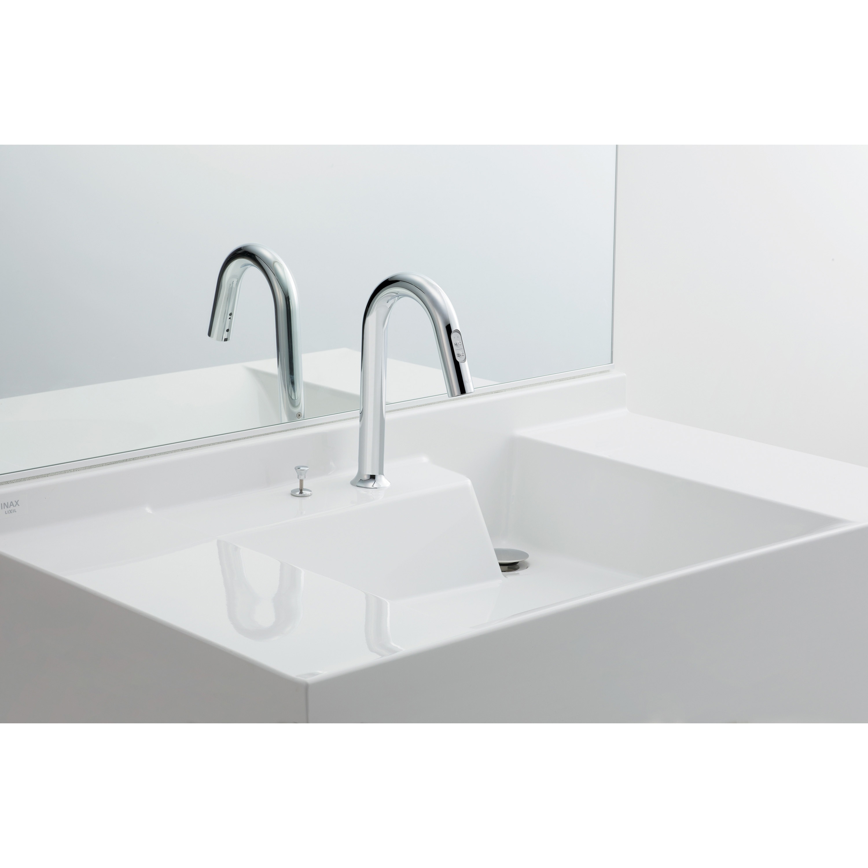 Am 313tcv1 自動水栓 オートマージュ グースネックタイプ 手動 湯水切替スイッチ付 Lixil Inax Am 313tcv1 1個 通販モノタロウ 63684469