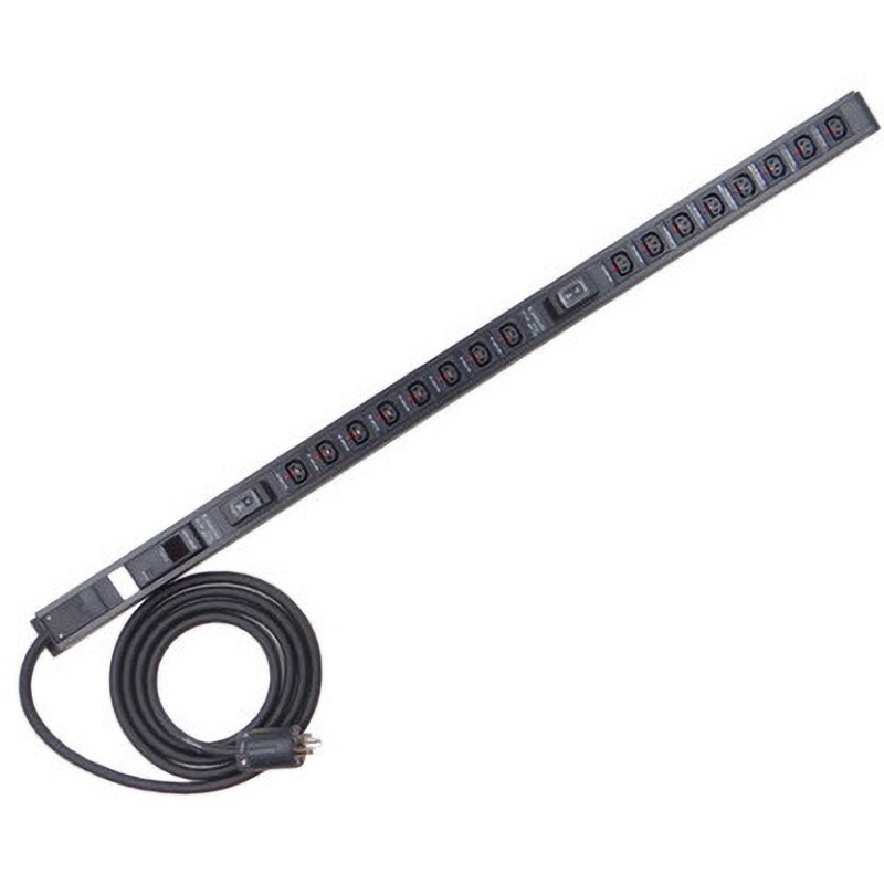 ALPDU-L6-30/C13L16-03 抜け防止 C13ロック電源コンセントバー(PDU) ゼロUタイプ 1本 エイム電子 【通販モノタロウ】