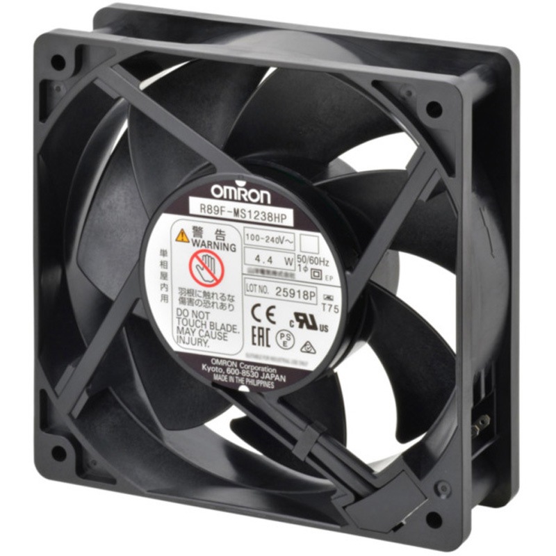 R89F-MS1238HP ACフリー入力軸流ファン omron(オムロン) サイズ□120×t38mm  R89F-MS1238HP