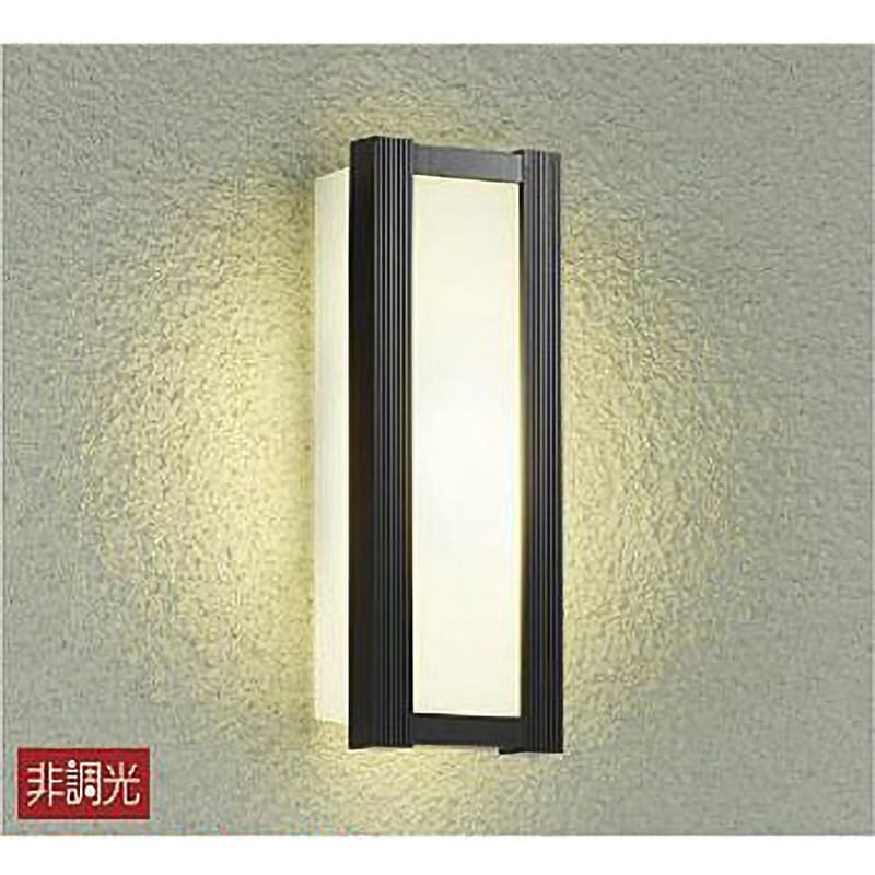 DWP-41169Y アウトドアライト/玄関灯/シンプル角タイプ DAIKO(大光電機) LED交換不可 消費電力6.1W 電球色 従来光源:白熱灯60W相当 幅120mm  DWP-41169Y