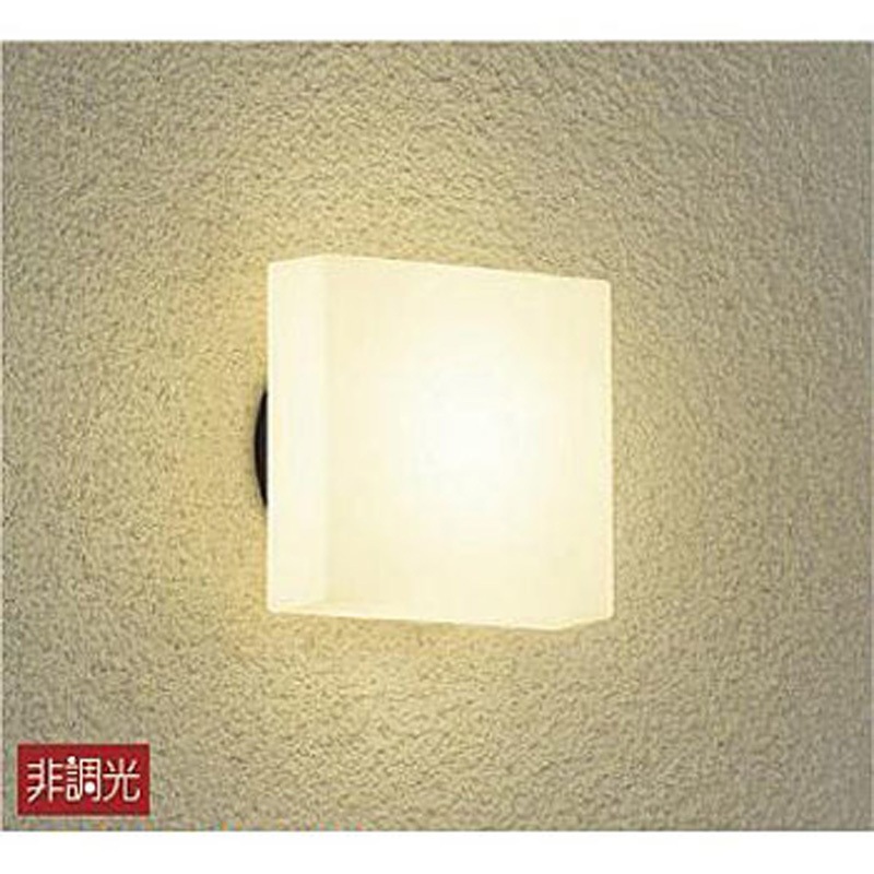 DWP-40870Y アウトドアライト/玄関灯/シンプル角タイプ DAIKO(大光電機) LED交換不可 消費電力6.5W 電球色 従来光源:白熱灯60W相当 幅174mm  DWP-40870Y