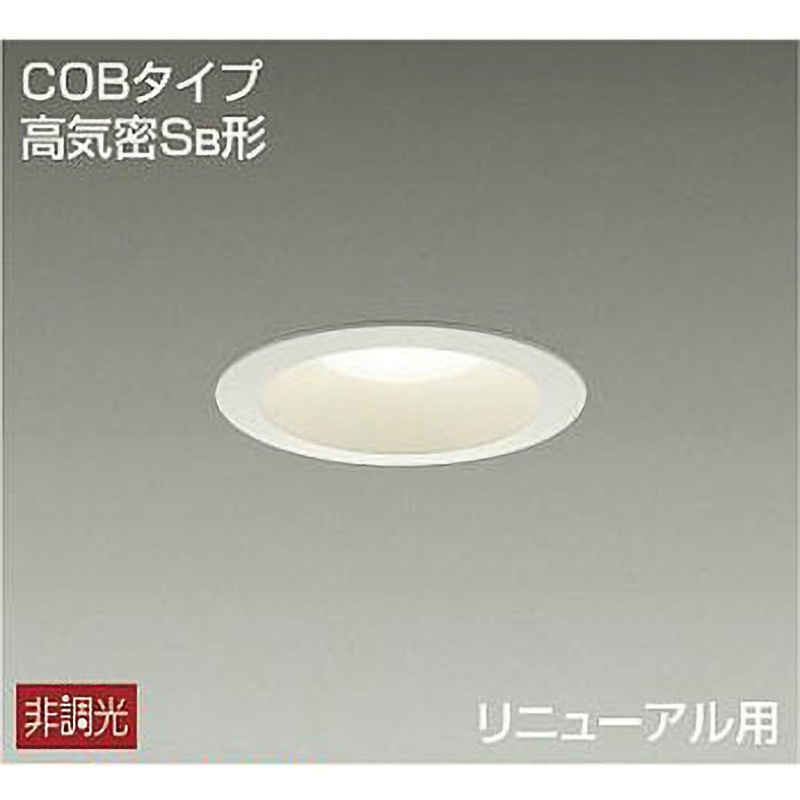 DDL-5341YW ダウンライト/非調光丸タイプSB形/白熱灯100W相当/Φ100 