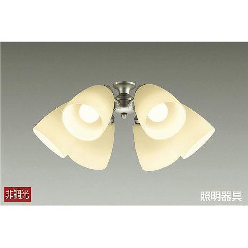 DP-37980 ファン/器具・灯具/カリビアファン シルバー DAIKO(大光電機) 適用畳数～8畳 電球色 消費電力44.4W   DP-37980