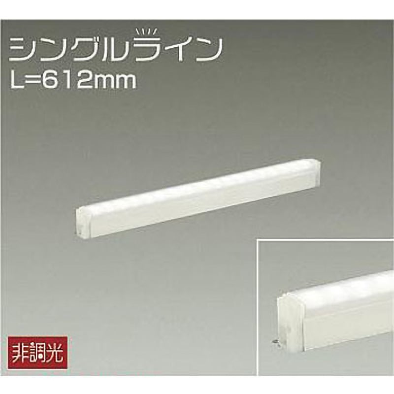 DSY-4885AW 間接照明用器具/非調光/シングルライン DAIKO(大光電機) 3500K 温白色 調光の可否:否 消費電力8.4W 幅36mm長さ612mm  DSY-4885AW