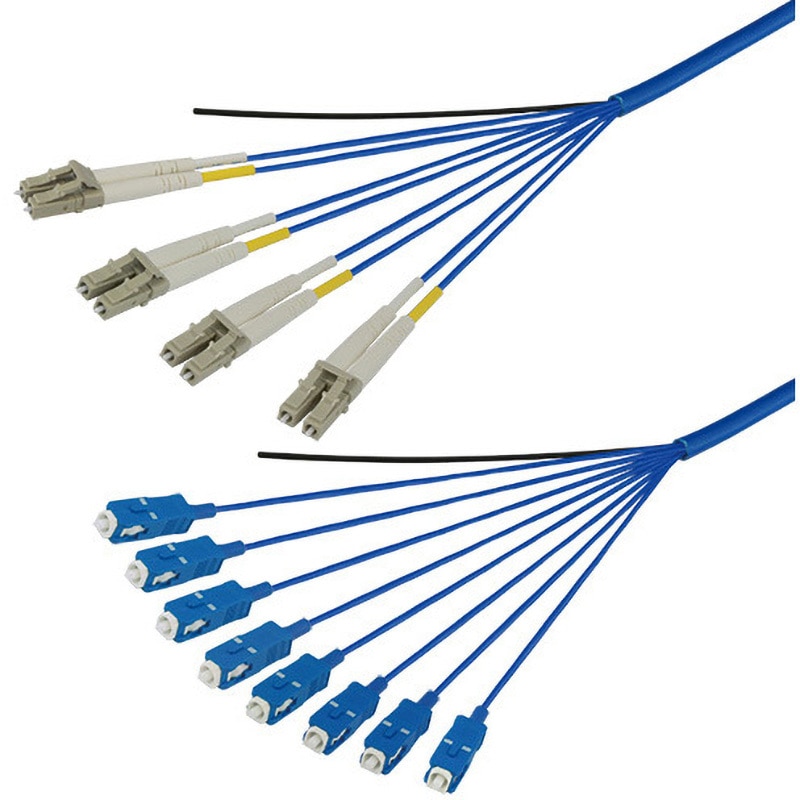 DFC-QGDLCSC-RMT81(10M) CC-Link IE コントローラネットワーク対応光ファイバーケーブル(LC-SC)8芯 屋内用(補強) GI G50/125タイプ 1本 ダイヤトレンド 【通販モノタロウ】