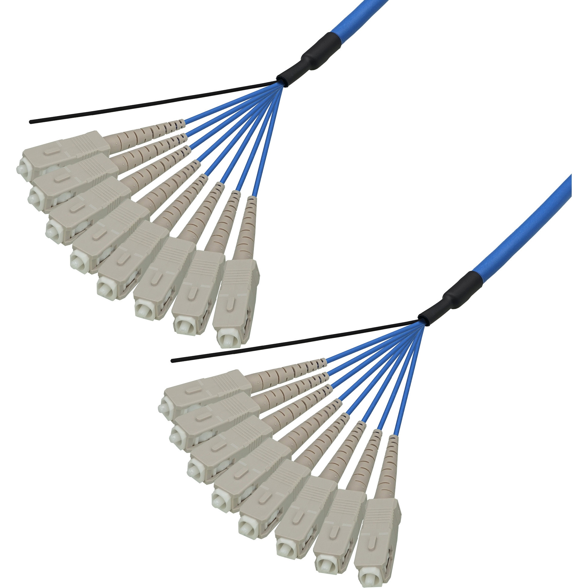 DFC-MMSCSC-RMT81(3M) 光ファイバーケーブル (マルチモード/SC-SC/屋内用(補強)/8芯) ダイヤトレンド 補強タイプ SCコネクタ-SCコネクタ 3m