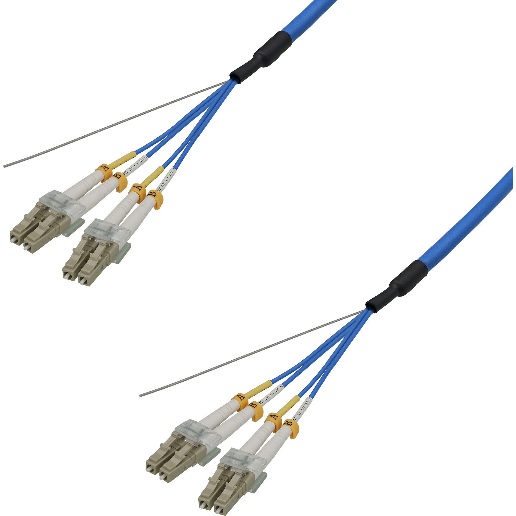 DFC-MMDLCDLC-RMT41(40M) 光ファイバーケーブル (マルチモード/LC-LC/屋内用(補強)/4芯) ダイヤトレンド 補強タイプ LCコネクタ-LCコネクタ 40m