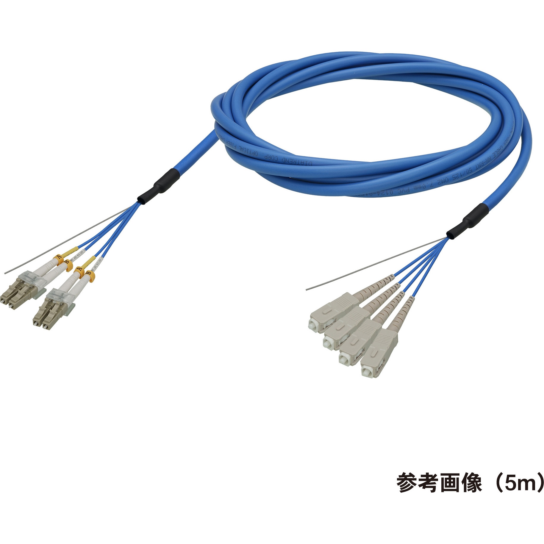 FiberCablesDirect - OM3 ST ST ファイバーパッチケーブル | 屋内/屋外