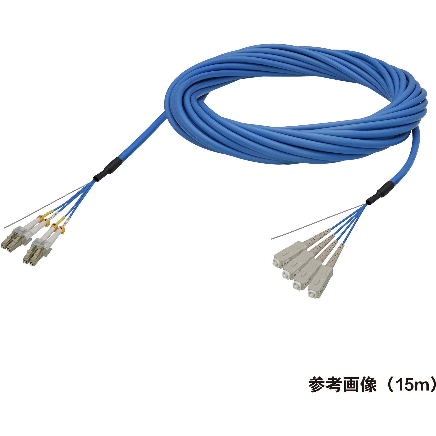 アウトドア3点セット 6 芯装甲シングルモード光ファイバーパッチコード(450m TPU LC-LC) 6