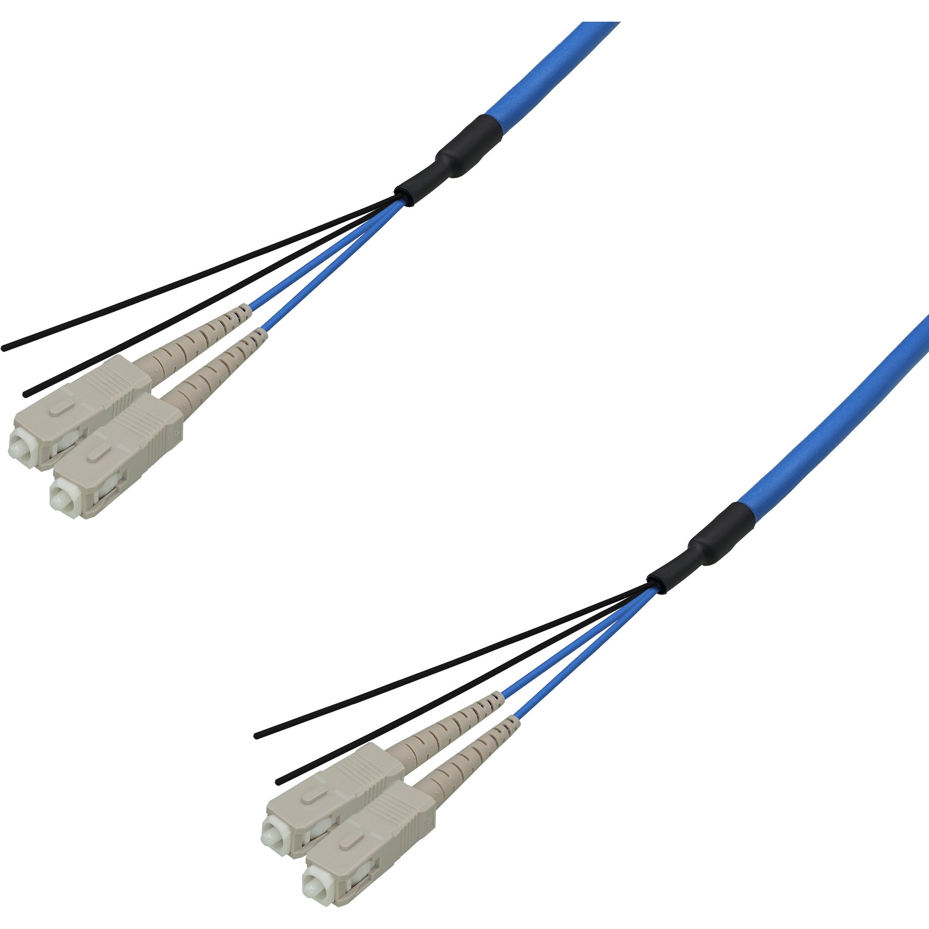 DFC-MMSCSC-RMT21(10M) 光ファイバーケーブル (マルチモード/SC-SC/屋内用(補強)/2芯) ダイヤトレンド 補強タイプ SCコネクタ-SCコネクタ 10m