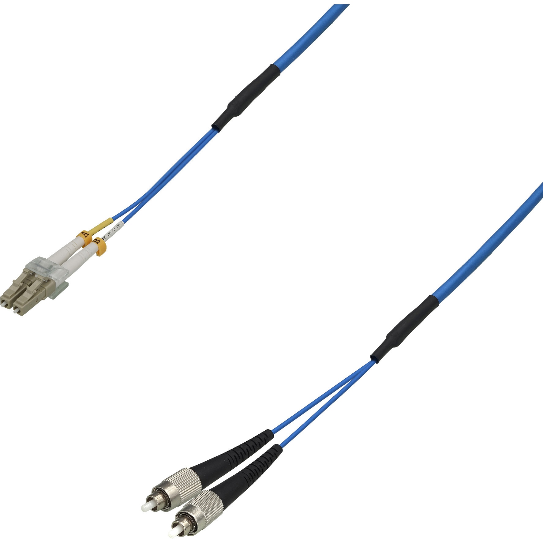 DFC-MMDLCFC-RMV21(45M) 光ファイバーケーブル (マルチモード/LC-FC/屋内用 可動/2芯) ダイヤトレンド 可動タイプ LCコネクタ-FCコネクタ 45m