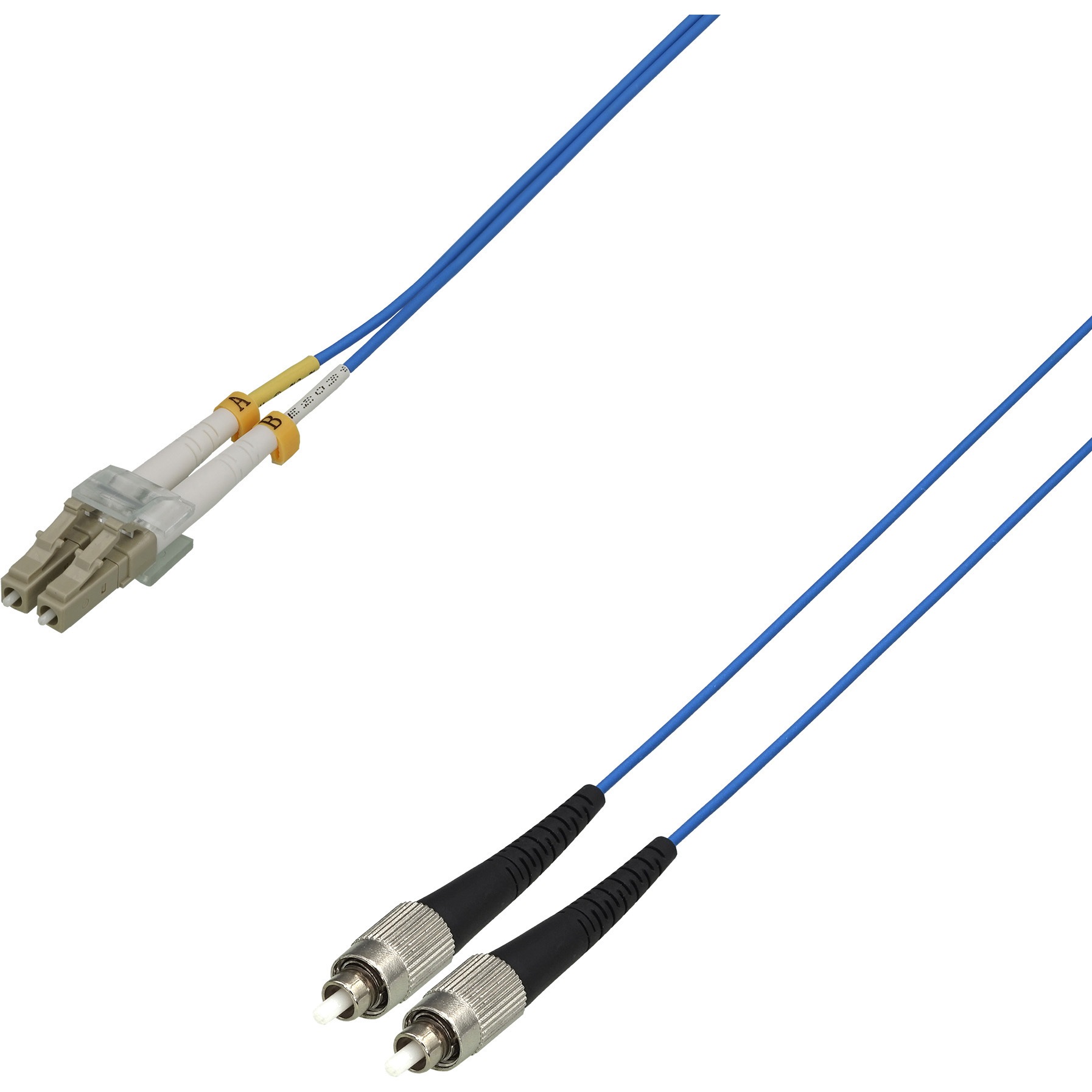 DFC-MMDLCFC-CPV21(25M) 光ファイバーケーブル (マルチモード/LC-FC/可動/2芯) ダイヤトレンド 屋内用 盤内・可動タイプ 25m