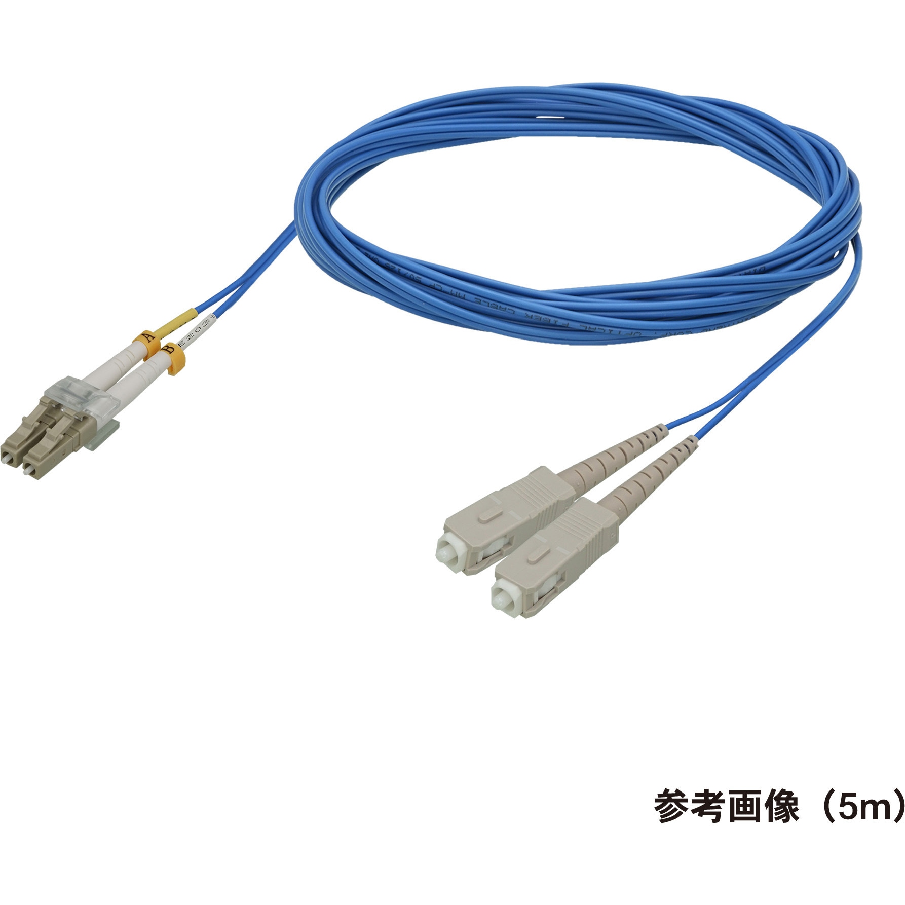 【新品】2芯光ファイバーケーブル 100m (2LC-2LC) SANWA SUPPLY 光ファイバーケーブル 100m 2芯 光通信ケーブル