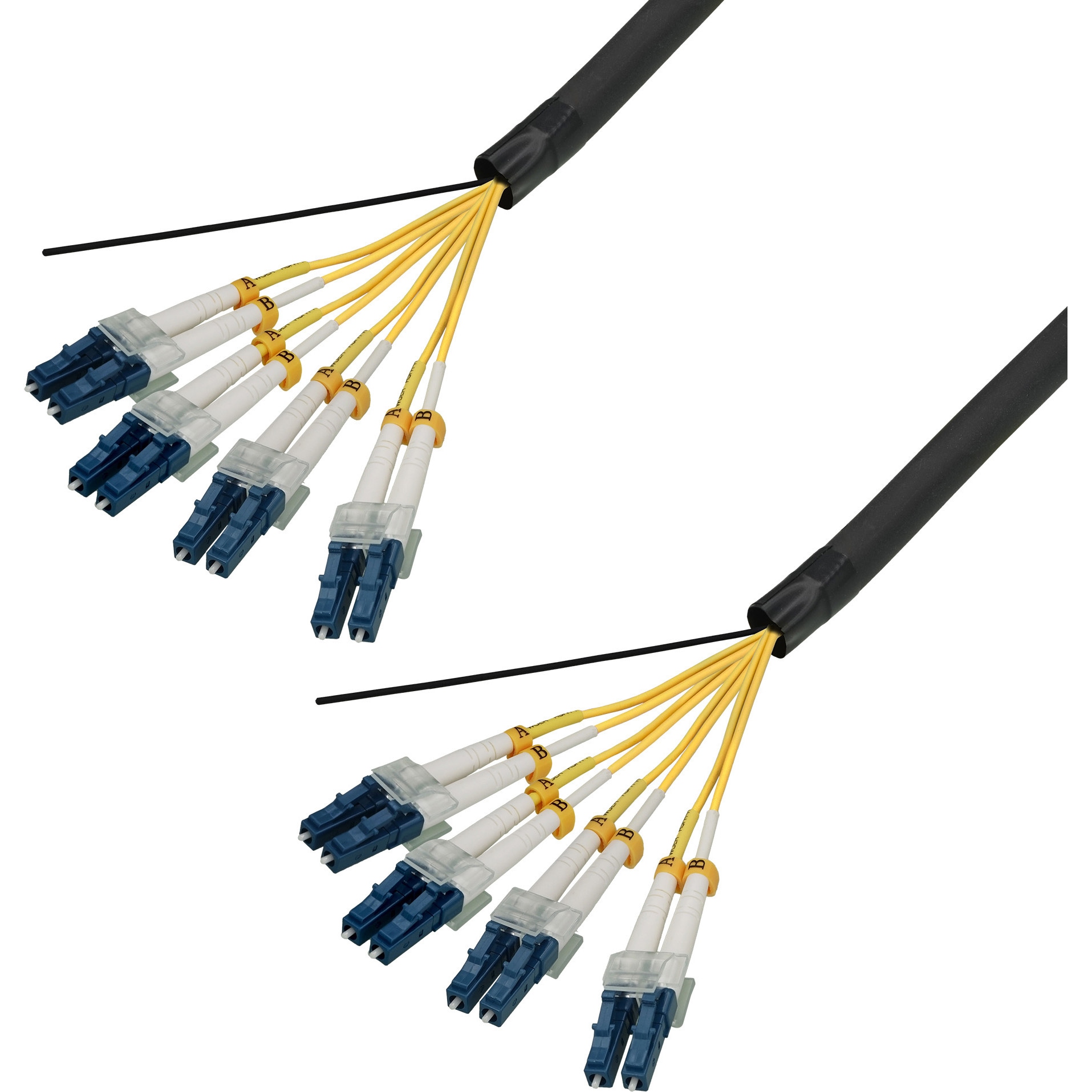DFC-SMDLCDLC-FDL81(5M) 光ファイバーケーブル (シングルモード/LC-LC/屋外用(補強)LAPシース/8芯) ダイヤトレンド 補強タイプ LCコネクタ-LCコネクタ 5m