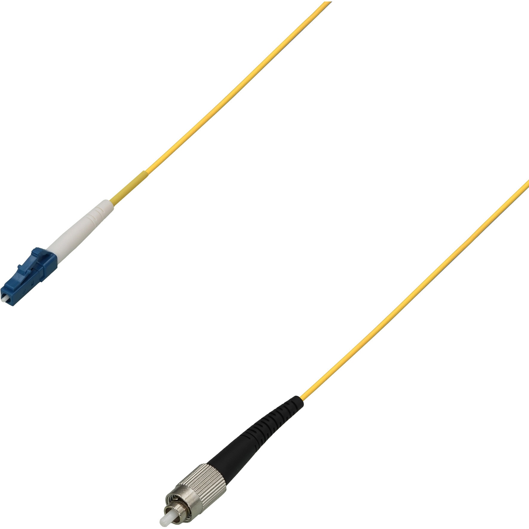 DFC-SMLCFC-CPV11(1M) 光ファイバーケーブル (シングルモード/LC-FC/可動/単芯) ダイヤトレンド 盤内・可動タイプ 屋内用 芯数1 1m