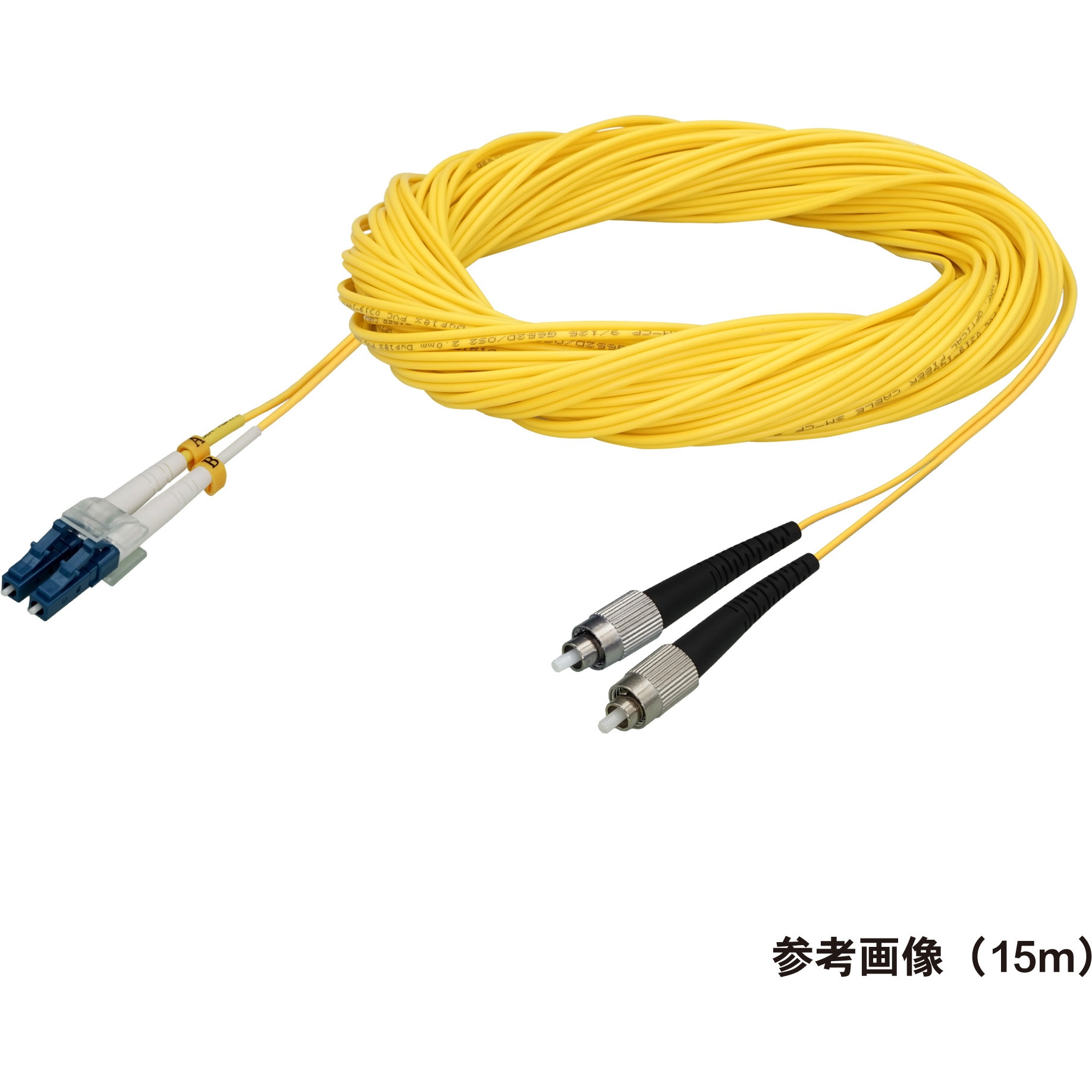 ダイヤトレンド　シングルモード光ファイバーケーブル（ＬＣ−ＦＣ）２芯＜盤内　可動用＞６ｍ　【品番：DFC-SMDLCFC-CPV21(6M)】