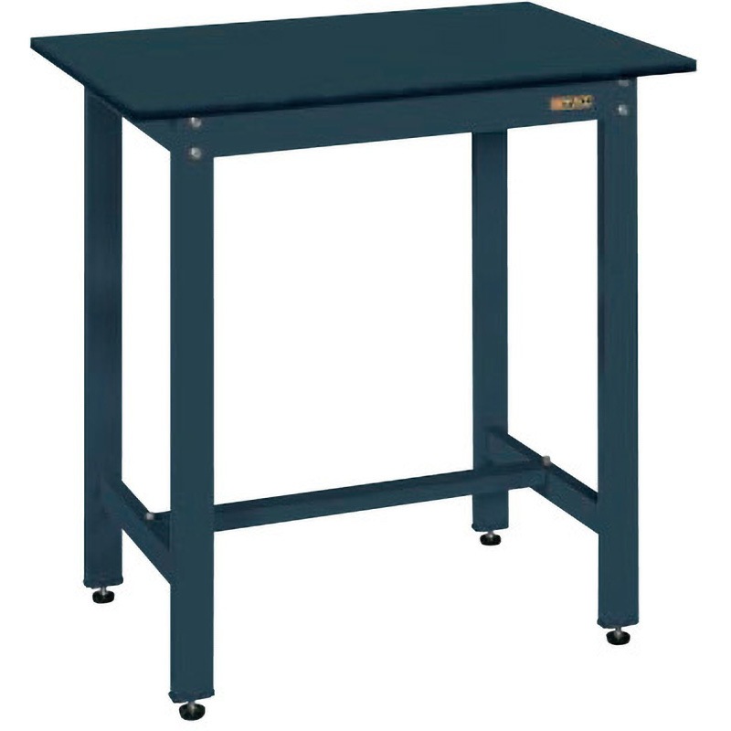 KD-38FD 軽量作業台 ダークグレー(KD/350kg/サカエリューム天板/H900/固定式) サカエ アジャスター樹脂製 ネジ径M12×P1.75 間口900mm奥行600mm  KD-38FD