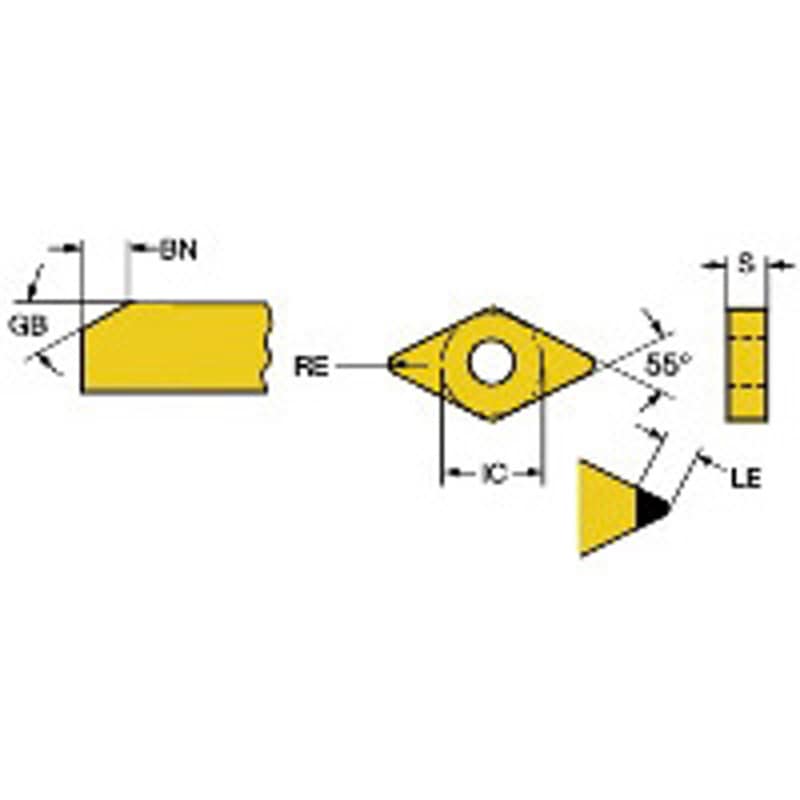 DNGA110408S01525H T-Max(R) P 旋削加工用チップ DN□□型-11&