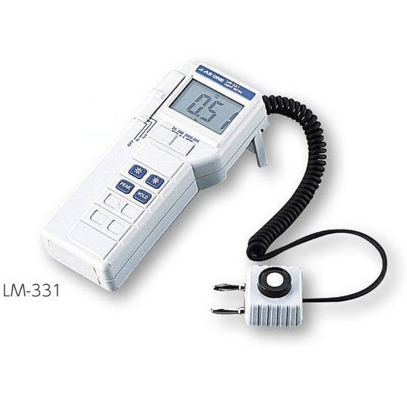 LM-331 照度計 固定ピン付き LMシリーズ 校正証明書付 1台 アズワン 【通販モノタロウ】