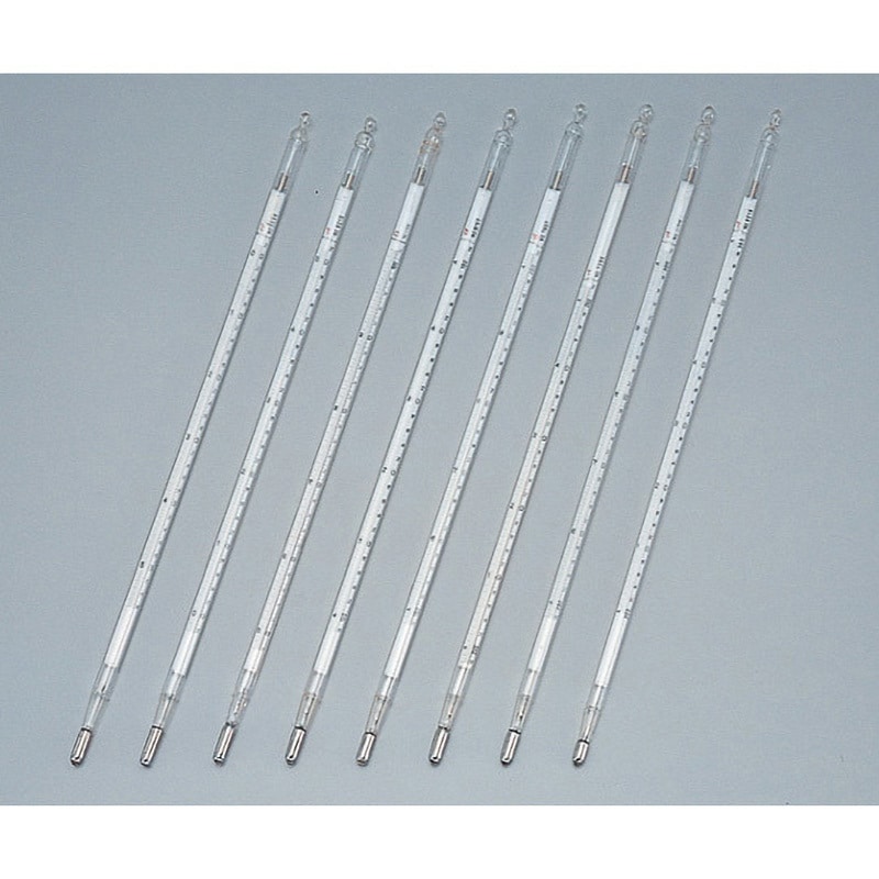 標準温度計（二重管）　No.3　100〜150℃　校正証明書付 日本計量器工業 aso 6-7703-04-20 医療・研究用機器