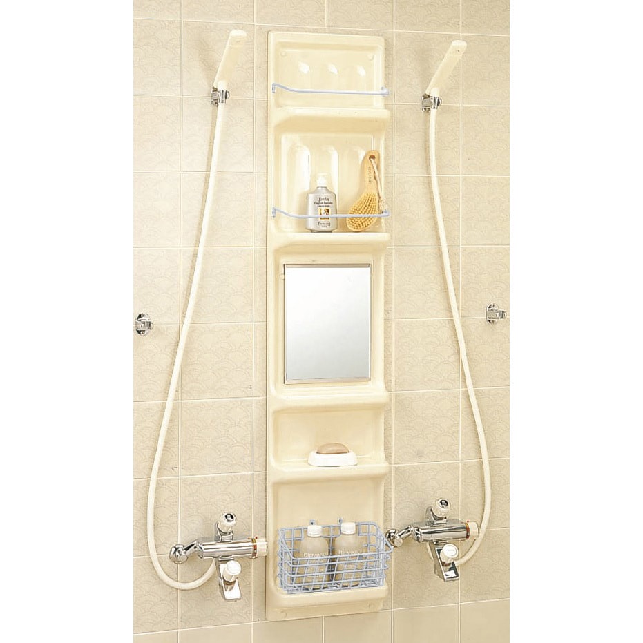 96％以上節約 企業様限定商品 LIXIL INAX 浴室収納棚 鏡付 平付 YR-412G ○○