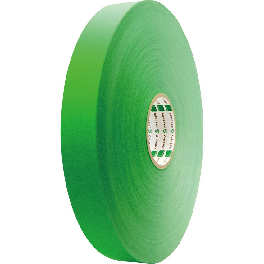 224WC50500G クラフトテープ”NO224WC環境思いカラー長尺” オカモト 緑色 幅50mm 1箱(5巻)