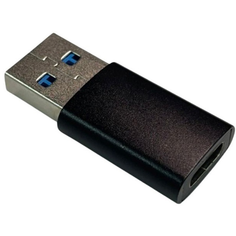 あい USB Type-C 変換アダプター ブラック P13015 USB Type A to C 変換アダプタ ZATTA ブラック色 P13015 【通販
