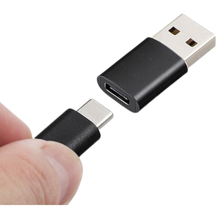 P13015 USB Type A to C 変換アダプタ ZATTA ブラック色 P13015 【通販