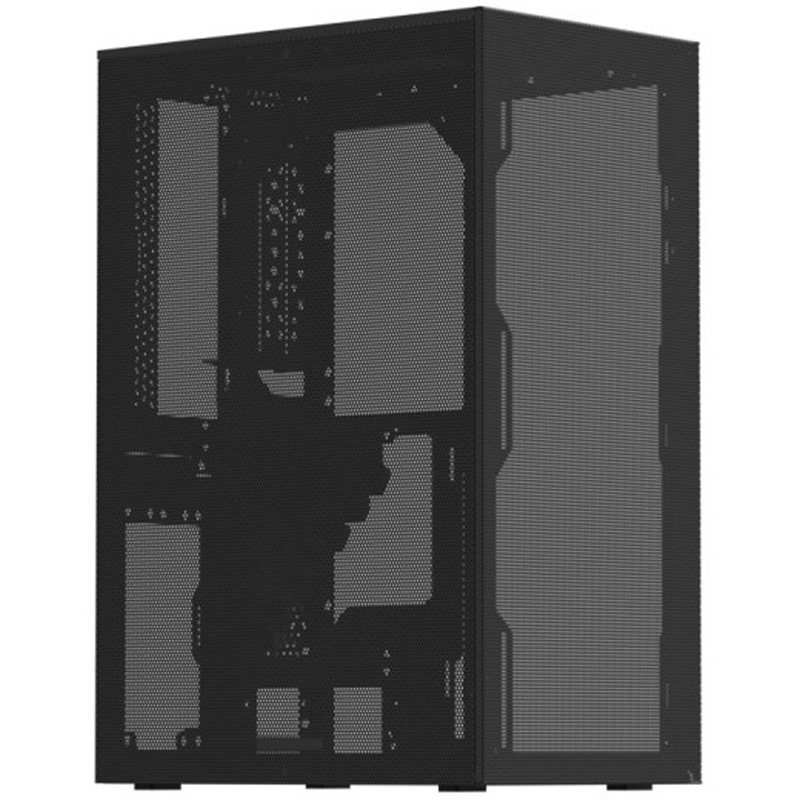 SSU-MESH-S-BK-PCI4-V2 ミドルタワーケース サニーサイドアップ ブラック色