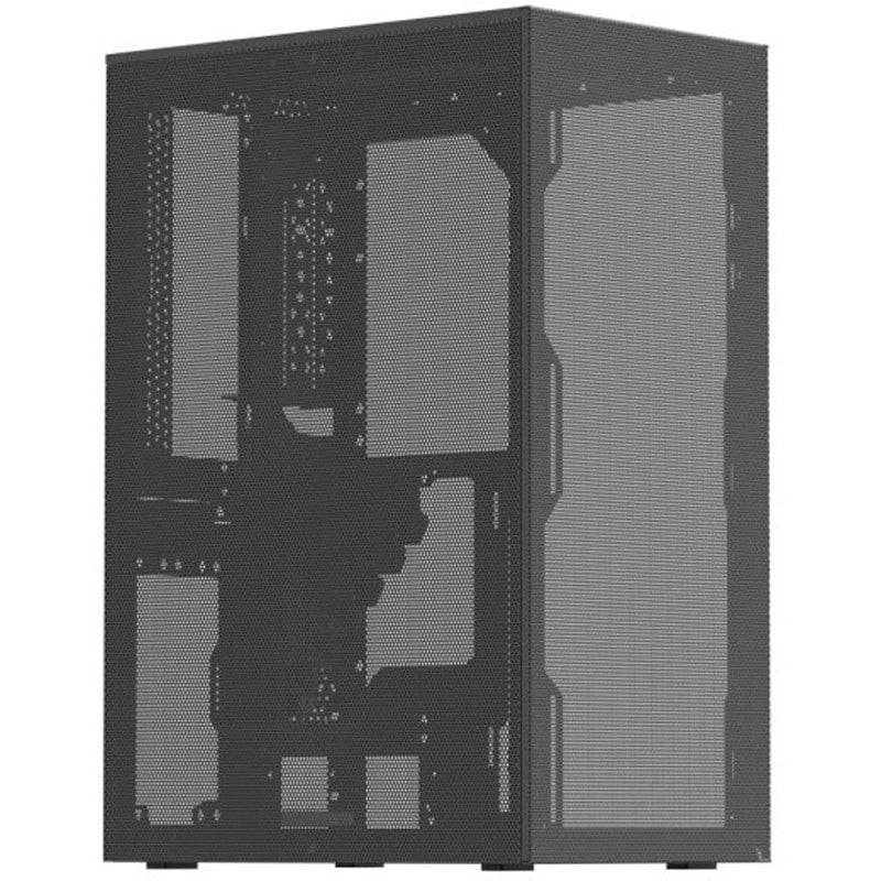 SSU-MESH-S-GY-PCI4-V2 ミドルタワーケース サニーサイドアップ