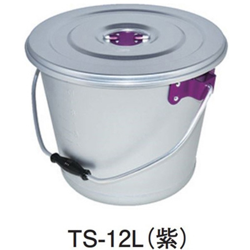 TS-12L(紫) TMC色別食缶(シルバーアルマイト) TSシリーズ 1個 タマチュウ 【通販モノタロウ】