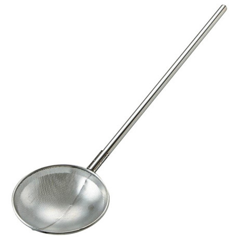 25cm PE 18-8パンチング網ヒシャク 1個 神子島製作所(桃印) 【通販モノタロウ】