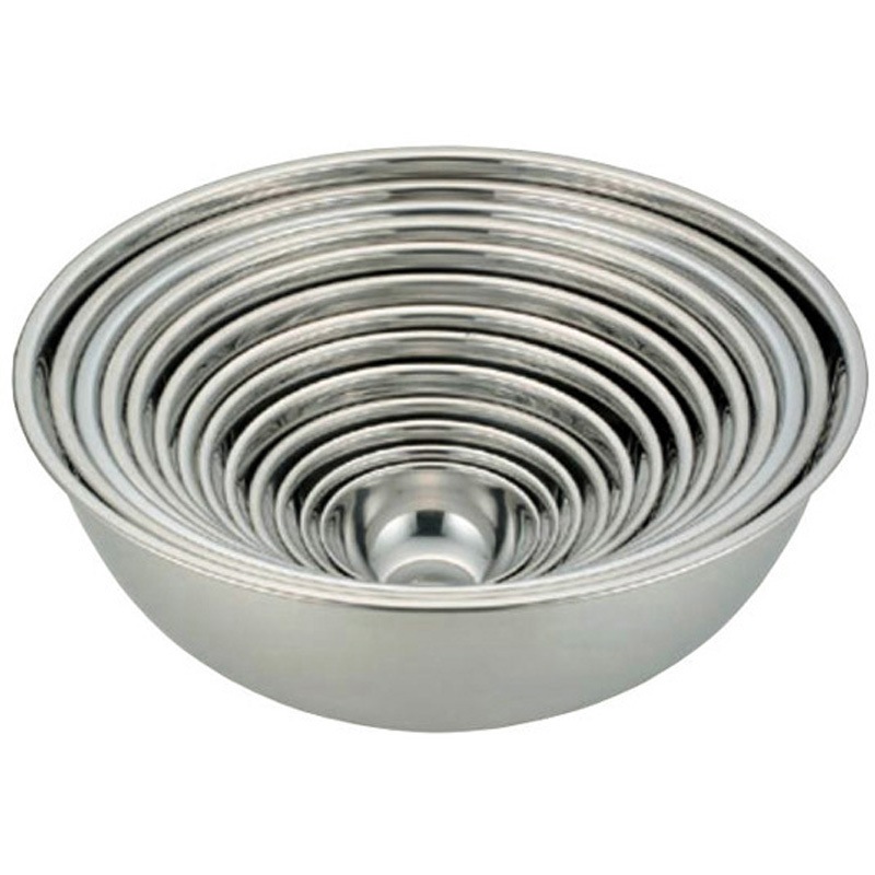 21cm 18-8 厚手ミキシングボール 1個 玉虎堂製作所 【通販モノタロウ】