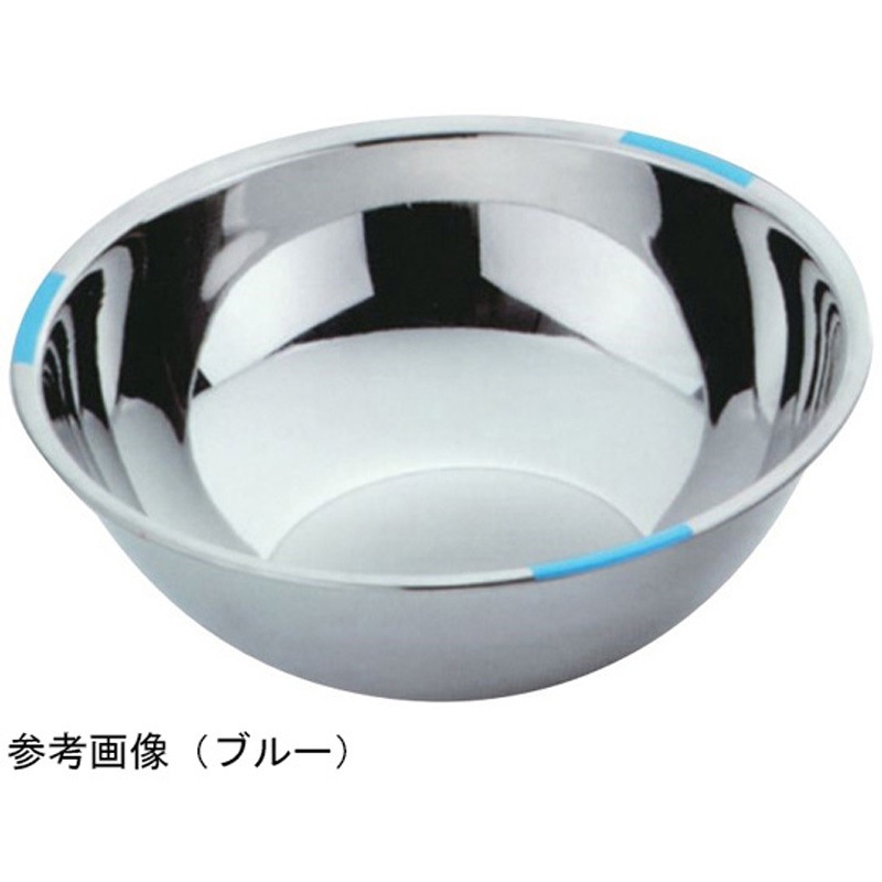 21cm レッド 18-8 カラーアクセント厚手ミキシングボール レッド 1個 玉虎堂製作所 【通販モノタロウ】