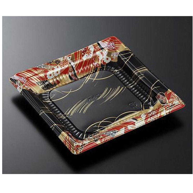 11346 丼・重容器 CTかこみ 結DR-BK 本体 1ケース(800枚) 中央化学 【通販モノタロウ】