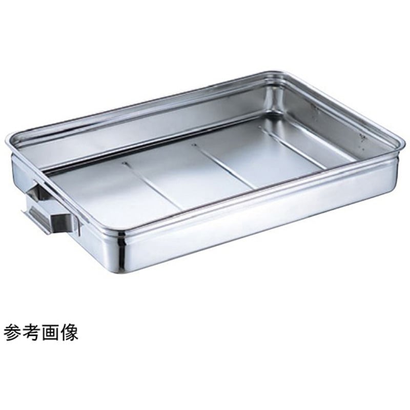 SH-6644-12KH(特大・深型12cm) 18-8手付番重バット(板取手) SH-6644シリーズ 1個 SUGICO(スギコ) 【通販モノタロウ】