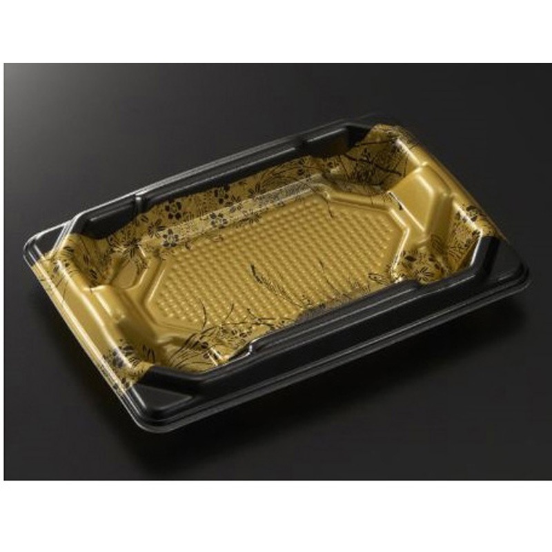 5470 刺身・鮮魚容器 四方盛 永徳BK 本体 1ケース(1500枚) 中央化学 【通販モノタロウ】