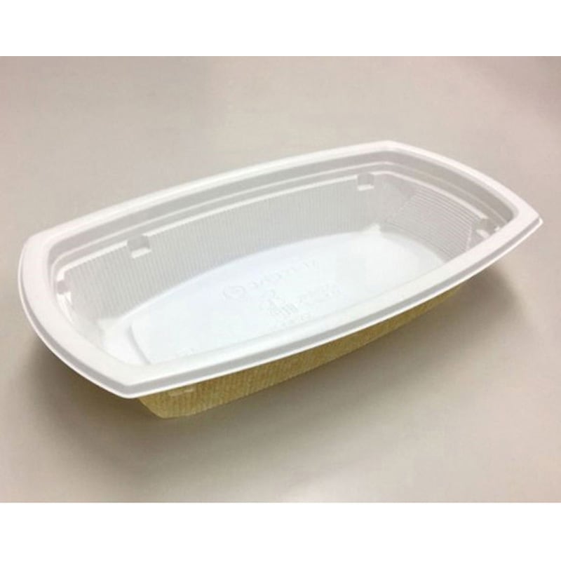 8656 弁当容器 BCTコバコ W-コトン BG 本体 1ケース(600枚) 中央化学 【通販モノタロウ】